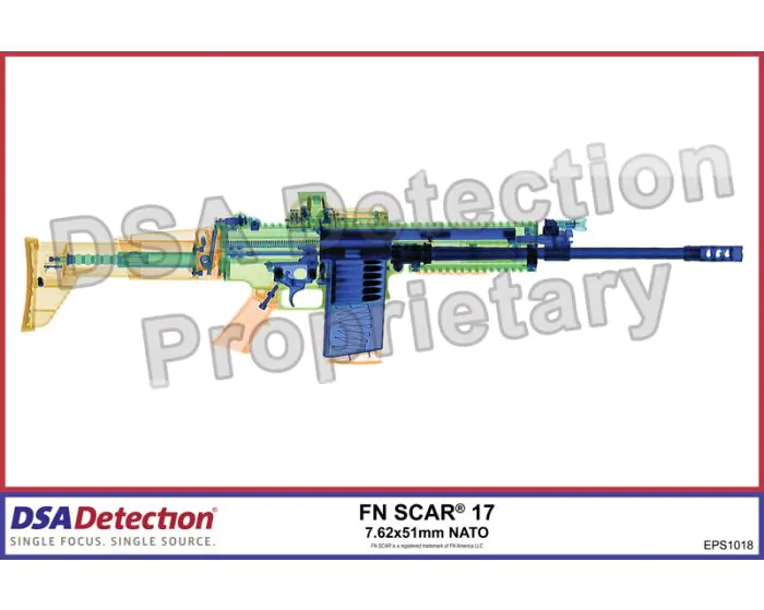 FN SCAR X-Ray Poster | DSA Detection Part Number EPS1018