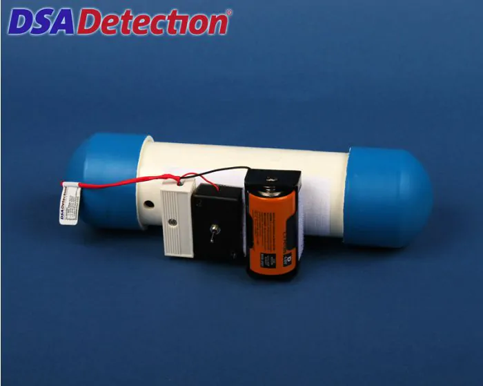 Inert Large PVC Pipe with Vibration Sensor