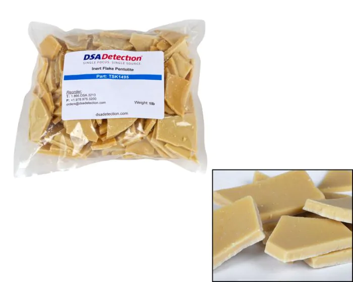 Inert Flake Pentolite | Explosives Training Aid | DSA Detection Part Number TSK1495