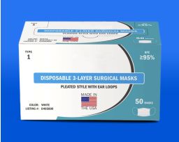 Type-1 Disposable Surgical Masks (50ct)